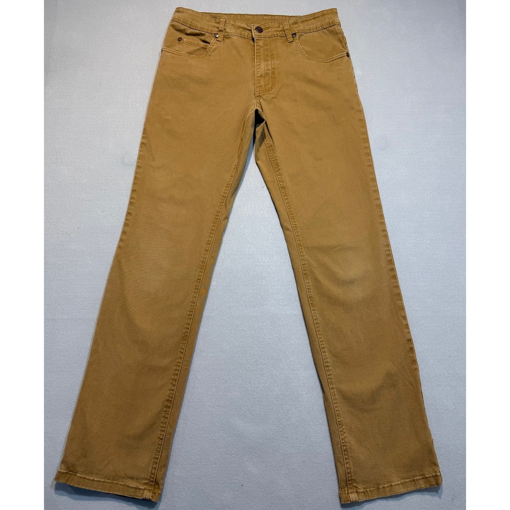 Matix Mens Pants Jeans‎ Gripper Slim Straight Brown Khaki 30X30